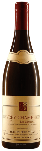 Вино Sérafin Père & Fils Gevrey-Chambertin Premier Cru Les Corbeaux  Жевре-Шамбертен Премье Крю Ле Корбо 2011 750 мл