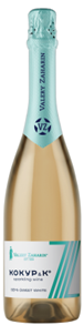 Игристое вино   Kokur & K ( Kokur- Rkatsiteli- Chardonnay) semi-sweet  750 мл