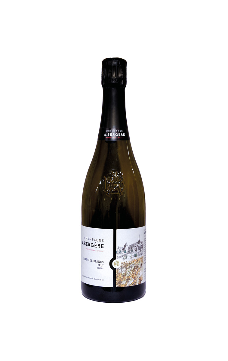 Шампанское  A. Bergere Blanc de Blancs Solera  1,5 л