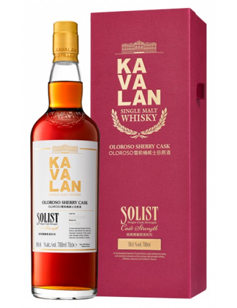Виски Kavalan Solist Oloroso Sherry Cask Single Cask Strength  700 мл
