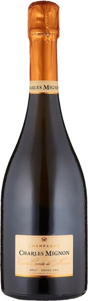 Шампанское Charles Mignon  Cuvee Comte de Marne Brut Grand Cru  Champagne AOC   2016 750 мл