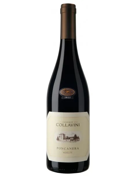 Вино Eugenio Collavini Merlot Poncanera  2022  750 мл