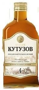 Коньяк   Кутузов Четырехлетний 100 мл