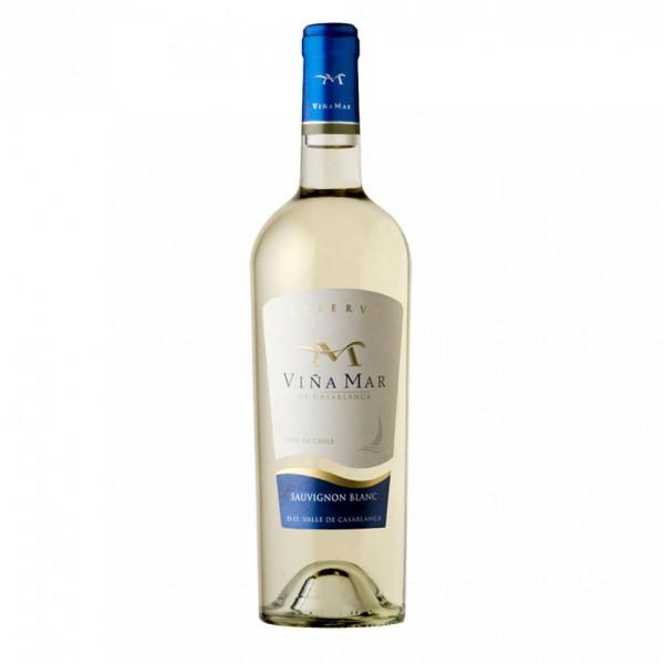 Вино  Vina del Mar de Casablanca Reserva Sauvignon Blanc   Винья Мар де Касабланка  Резерва  Совиньон Блан  2017 750 мл