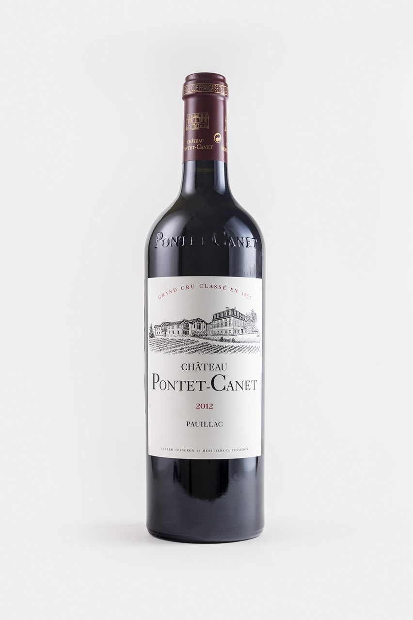 Вино Lucien Lurton Chateau Pontet-Canet 5-eme Grand Cru Classe Pauillac AOC 2012  750 мл