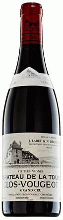 Вино Chateau de La Tour Clos-Vougeot Grand Cru Vieilles Vignes  2013 750 МЛ