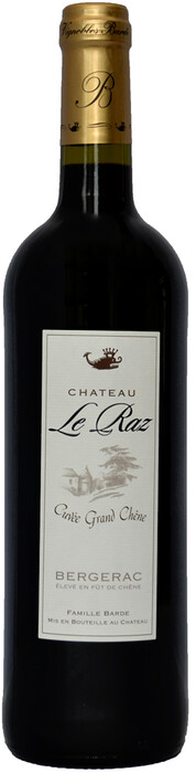 Вино Chateau Le Raz Cuvee Grand Chene Rouge Bergerac AOC  2014 750 мл  14,5%