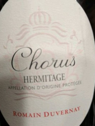 Вино Romain Duvernay Chorus Hermitage 750 мл  14%