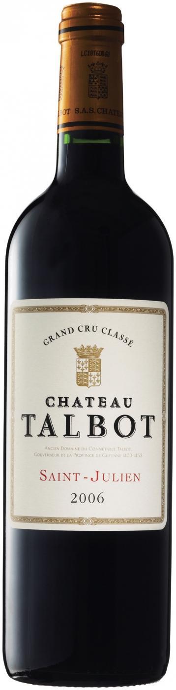 Шато Тальбо АОС Сен-Жюльен, Шато Тальбо, сух красное, 2006, 13%, 0.375л.