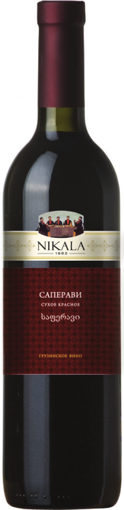 Вино Badagoni Nikala 1862  Saperavi  Никала 1862 Саперави  750 мл