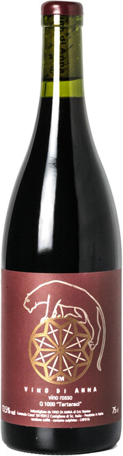 Вино  Vino di Anna Tartaraci  Q1000 Вино ди Анна Тартарачи К1000  2016 750 мл
