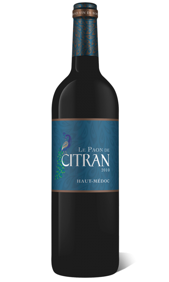 Вино Le Paon de Citran Ле Паон де Ситран 2010 750 мл