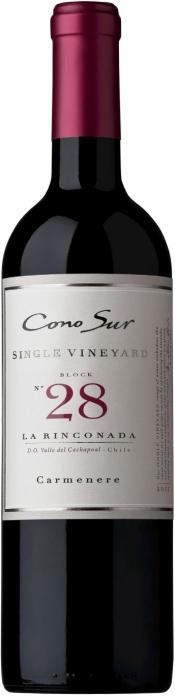 Вино Cono Sur  Single Vineyard  Carmenere Cachapoal Valley DO  Коно Сур Сингл Виньярд  Карменере 2012  750 мл