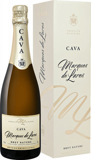 Игристое вино Lopez Morenas  Marques de Lares Brut Nature Cava DO gift box  750 мл