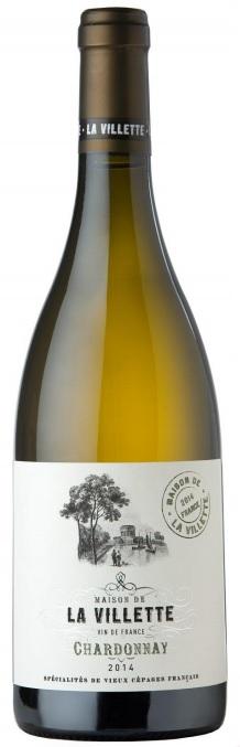 Вино Maison de La Villette Chardonnay Мезон де Ла Виллет Шардонне 2015 750 мл