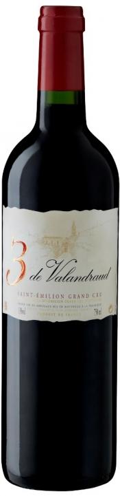 Вино 3 de Valandraud 3 де Валандро (Второе вино Шато де Валандро) 2011 13.0% 0.75