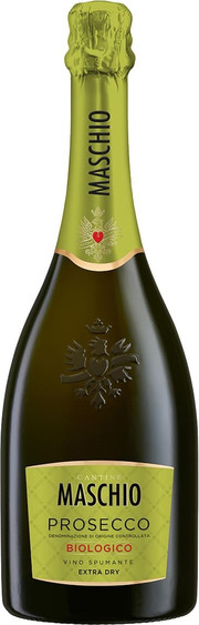 Игристое вино  Maschio Prosecco Biologico DOC Extra Dry   750 мл