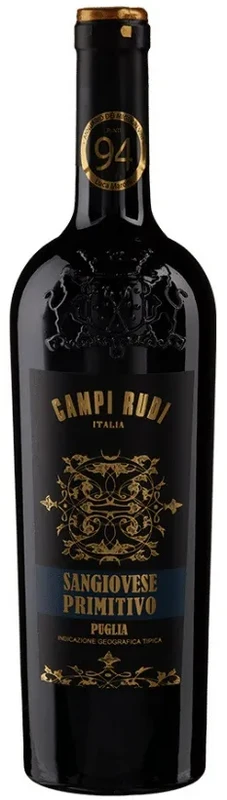 Вино Angelo Rocca e Figli Campi Rudi Sangiovese-Primitivo  2022  750 мл  