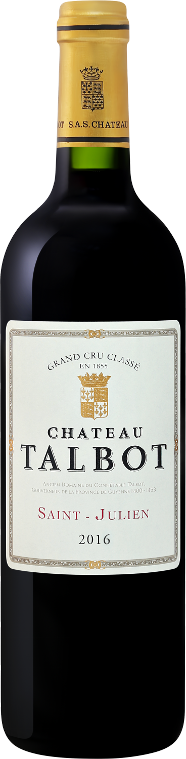 Вино Chateau Talbot Saint-Julien АОС  2016 750мл 13,5%