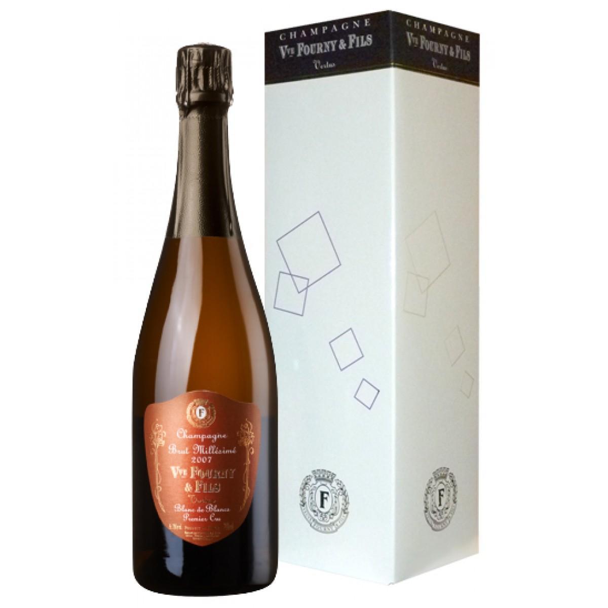 Шампанское Veuve Fourny & Fils Millesime Brut 1er Cru Blanc de Blanc in gift box Вёв Фурни э Фис Миллезим Брют Премьер Крю Блан де Блан в подарочной упаковке 2008 750 мл