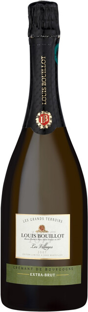 Игристое вино Louis Bouillot Les Grands Terroirs Les Villages Extra Brut Cremant de Bourgogne  2007 750 мл