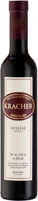 Вино Kracher Zweigelt Auslese Крачер Цвайгельт Ауслезе 2020  375 мл