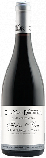 Вино  Domaine Guy & Yvan Dufouleur  Fixin 1-er Cru  Clos Du Chapitre  Monopole  Домен Ги & Иван Дюфулёр  Фисен Премье Крю "Кло Дю Шапитр" Монополь 2017 750 мл
