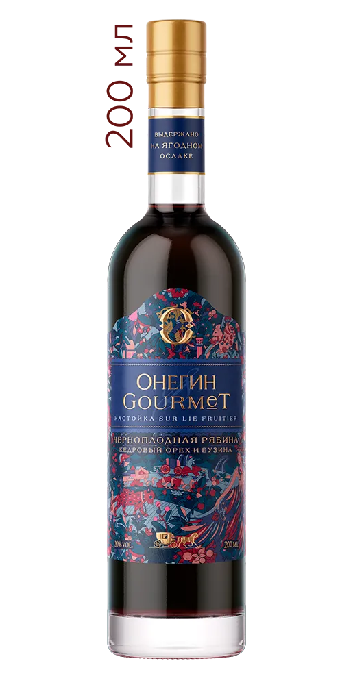 Настойка ягодная Онегин Gourmet Черноплодная рябина  200 мл