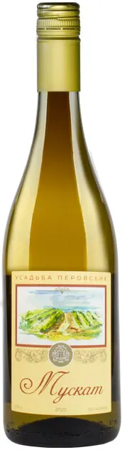 Вино  Усадьба Перовских  Мускат  серия История 2021   750 мл  12 %