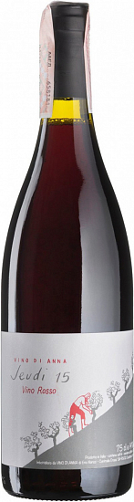 Вино  Vino di Anna, Jeudi 15 Rosso вино ди Анна Жёди 15 Россо 750 мл