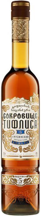 Коньяк  Treasure Tiflis  5 Years Old   500 мл