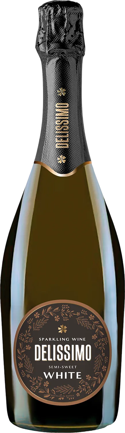 Игристое вино  Delissimo Semi-Sweet  White   750 мл  11,5 %