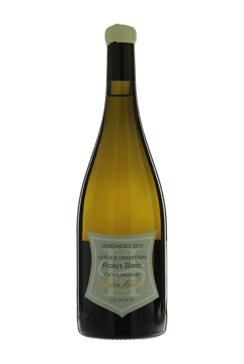 Вино Olivier Horiot En Valingrain Riceys Blanc Coteaux Champenois AOC Оливье Орио Ан Валенгрэн Рисе Блан Кото Шампенуа 2017 750 мл