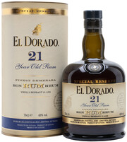 Ром El Dorado Special Reserve 16 Years Old gift box  700 мл