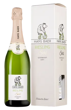 Игристое вино Hans Baer Riesling  Sekt   gift box  750 мл  12,5%
