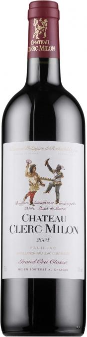 Вино Chateau Clerc Milon Grand Cru Classe Pauillac AOC 2009 750 мл