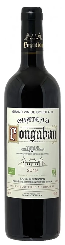 Вино Chateau Fongaban Castillon-Cotes de Bordeaux  2019  750 мл