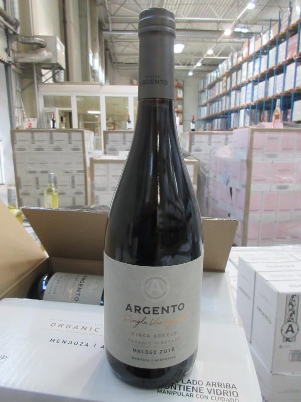 Вино Argento Estate Reserve Organic Malbec  IP Mendoza dry red  2018 750 мл