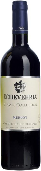 Вино ECHEVERRIA MERLOT, ЭЧЕВЕРРИЯ МЕРЛО, кр. п/сух. 2013