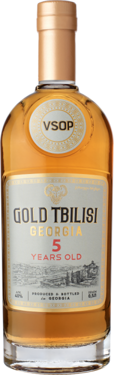 Коньяк  Gold Tbilisi VSOP 5 yo   500 мл  40%