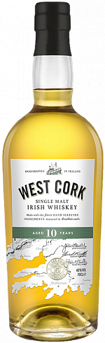 Виски   West Cork 10 YO Single Malt  700 мл
