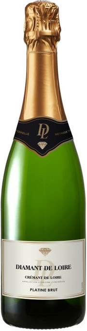 Игристое вино  Diamant de Loire Platin Brut Cremant de Loire AOC   750 мл