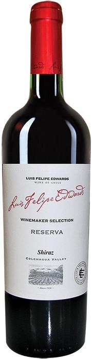 Вино красное сухое Luis Felipe Edwards,"Reserva"  Shiraz,   Луис Фелипе Эдвардс,"Ресерва",  Шираз 2017 750 мл