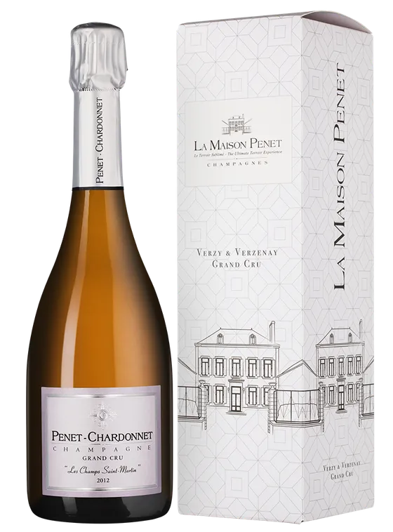 Шампанское Maison Alexandre Penet Lieu-Dit Les Champs Saint Martin gift box  2012  750 мл