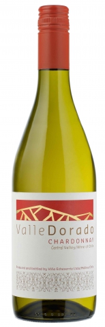 Вино VALLE DORADO CHARDONNAY ВАЛЛЕ ДОРАДО ШАРДОННЕ белое, полусухое, 2016г. 750 мл.