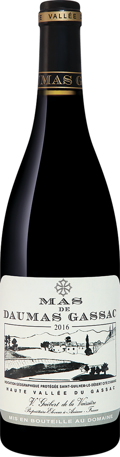 Вино Mas De Daumas Gassac Rouge  Saint-Guilhem-le-Dessert IGP  2016  750 мл