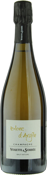 Шампанское Vouette & Sorbee Blanc d'Argile Extra Brut Вуэт &  750 мл