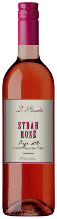Вино  Le Picoulet  Syrah Rose  2020 750 мл  12,5 %