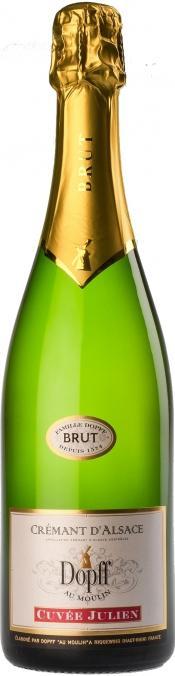 Игристое вино Dopff au Moulin  Cremant d'Alsace  Cuvee Julien  Brut    750 мл