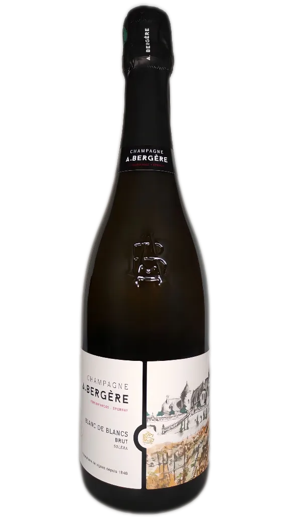 Шампанское  A. Bergere Blanc de Blancs Solera  2021 750 мл